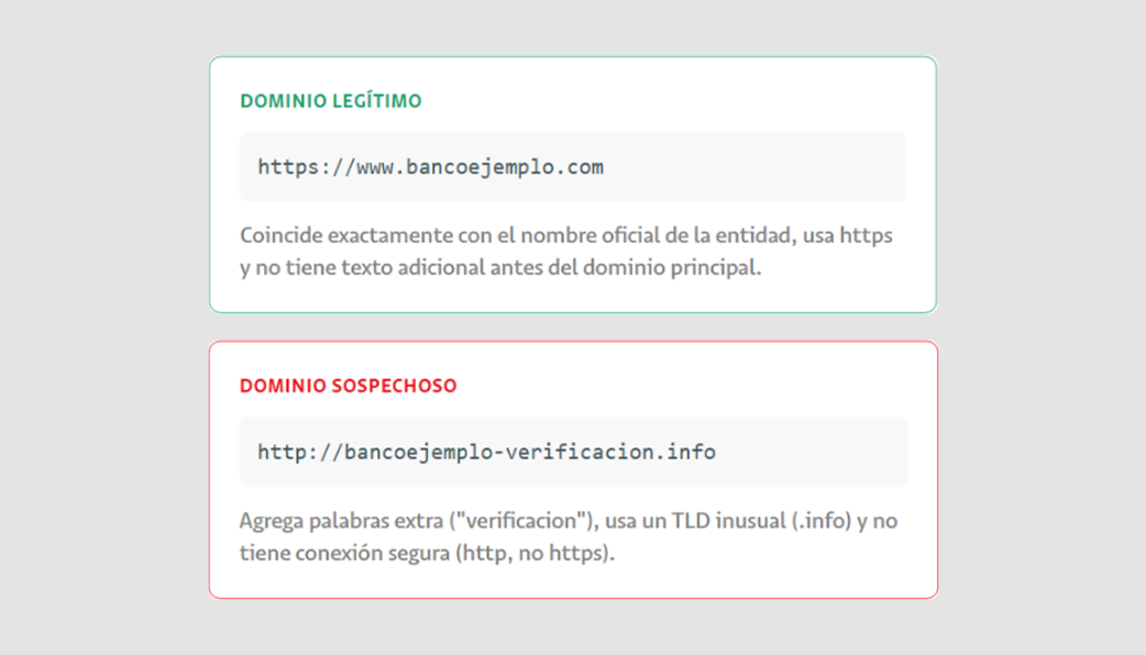 Verificaci&oacute;n de dominio seguro leg&iacute;timo